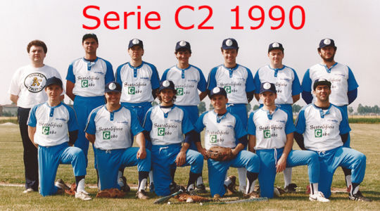 Squadra Serie C2 1990 "SCATOLIFICIO GABO"