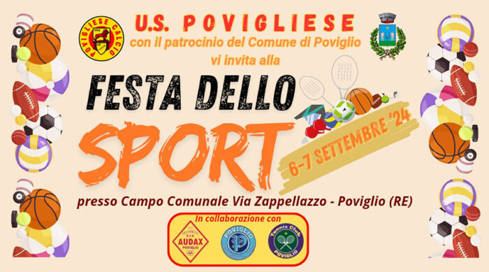 locandina festa dello sport